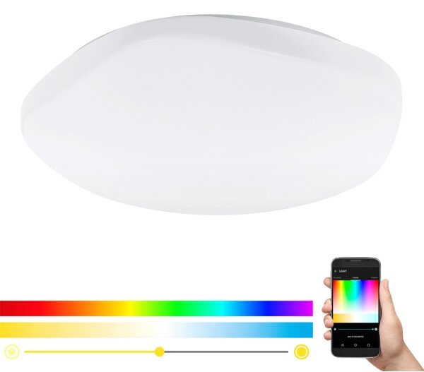 Eglo 33272 - LED RGBW Stmievateľné stropné svietidlo TOTARI-C LED/34W/230V + DO