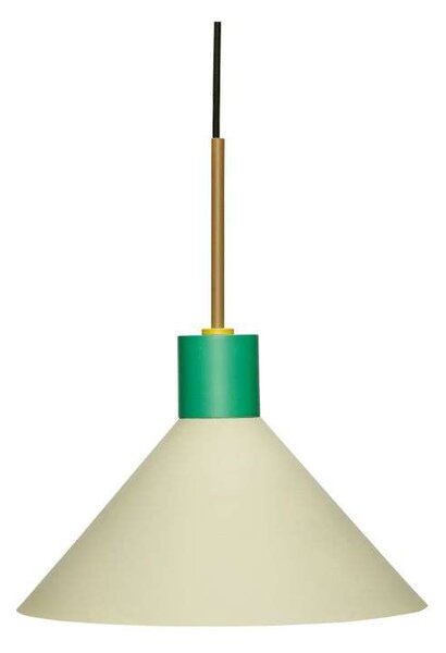 Hübsch - Crayon Závěsná Lampa Ø35 Brown/Green/Orange - Lampemesteren