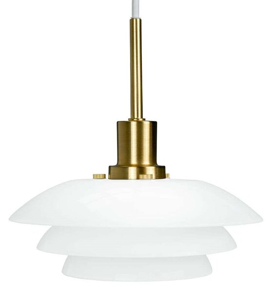 DybergLarsen - DL20 Závěsná Lampa Opal/Brass - Lampemesteren
