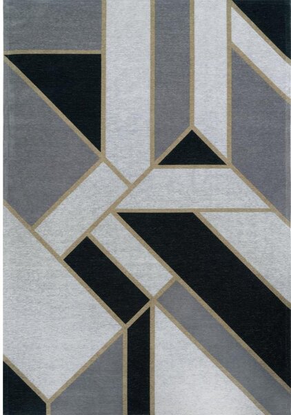 CARPET DECOR - Gatsby Black - koberec ROZMER CM: 160 x 230