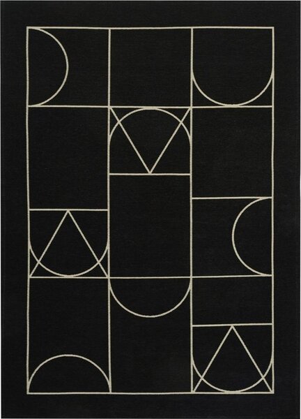 CARPET DECOR - Signet Black - koberec ROZMER CM: 160 x 230