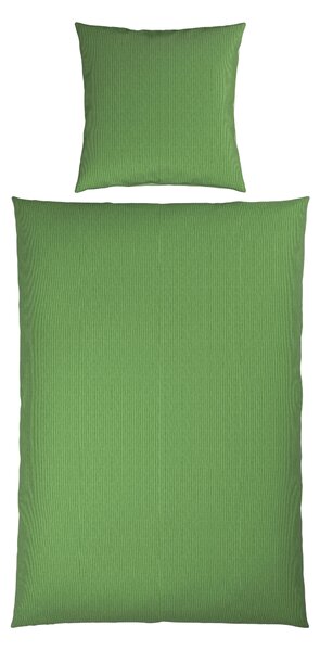 OBOJSTRANNÁ POSTEĽNÁ BIELIZEŇ, satén, svetlozelená, 155/220 cm Bio:Vio - Online Only bytové doplnky, Online Only