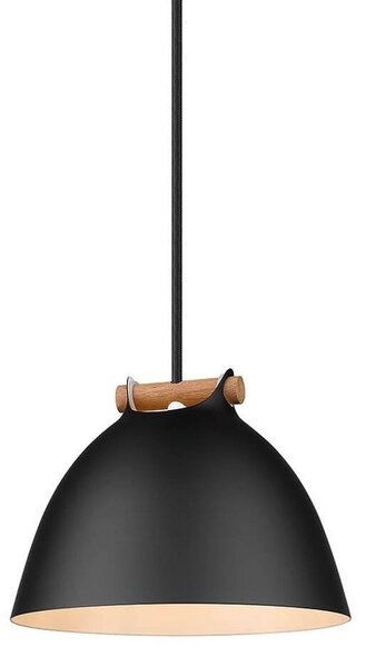 Halo Design - Århus Závěsná Lampa Ø18 Black/Wood - Lampemesteren