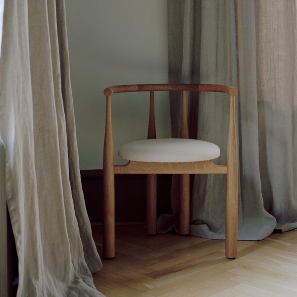 Jedálenská stolička Bukowski, Black / Dedar, Tiger Mountain, 003 – New Works