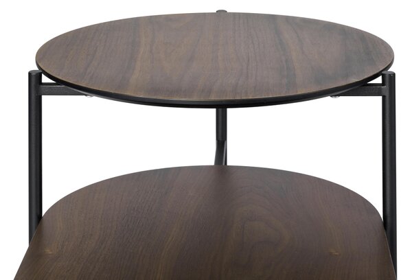 KONFERENČNÝ STOLÍK, čierna, tmavý dub, kov, kompozitné drevo, 118/45/48 cm MID.YOU - Stolíky do obývačky, Online Only