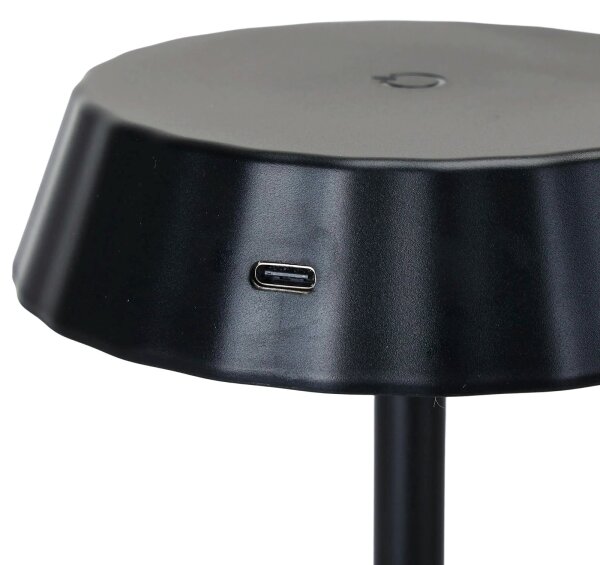 Aigostar - LED Stmievaná stolná lampa AMBIENT LED/2,4W/5V 3000-6500K čierna