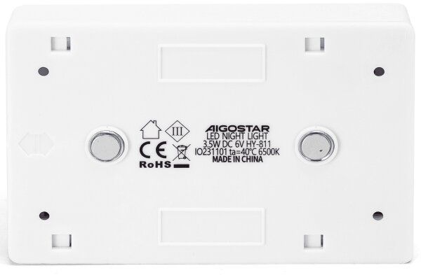 Aigostar - LED Prenosné nočné svietidlo LED/4xAAA 6500K