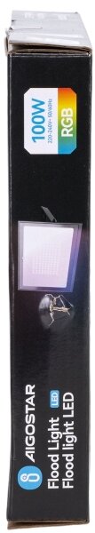 Aigostar - stmievateľný RGB LED reflektor LED/100W/230V IP65 + DO