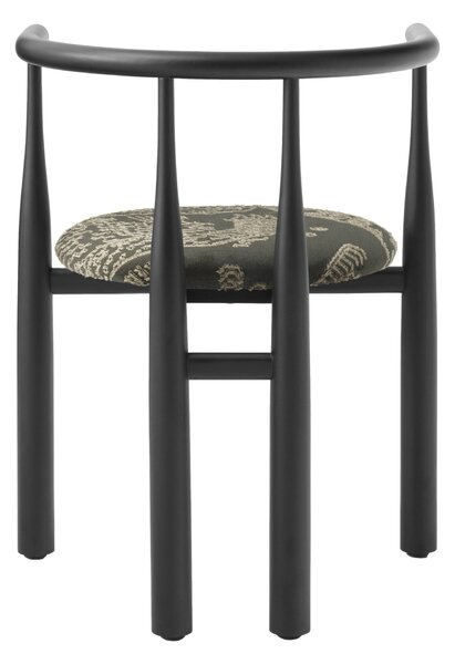 Jedálenská stolička Bukowski, Black / Dedar, Tiger Mountain, 003 – New Works