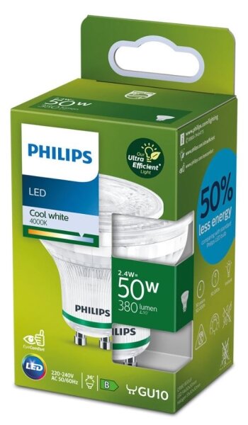 LED Žiarovka Philips GU10/2,4W/230V 4000K