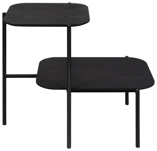 KONFERENČNÝ STOLÍK, čierna, drevo, kov, kompozitné drevo, 62,4/38,2/52 cm Lomoco - Stolíky do obývačky, Online Only