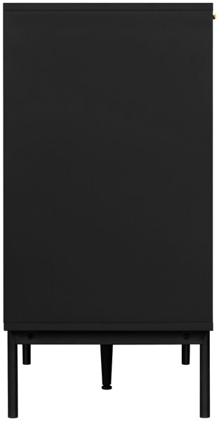 ŠIROKÁ KOMODA, čierna, 140/80/40 cm Livetastic - Online Only drobný nábytok, Online Only