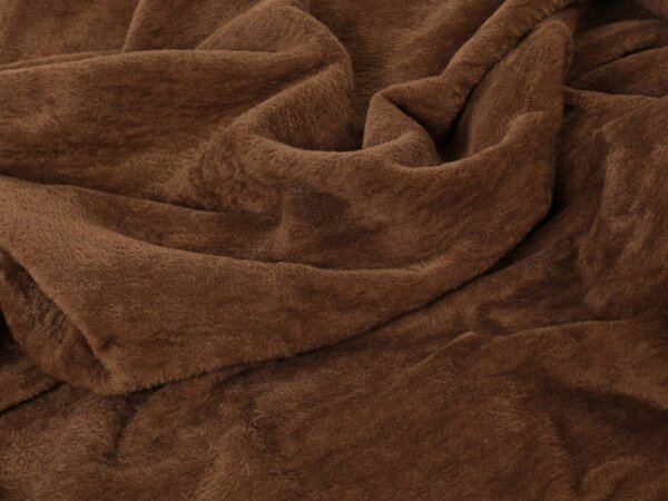 Dreamy Linens Akrylová deka, hnedá Dreamy Linens