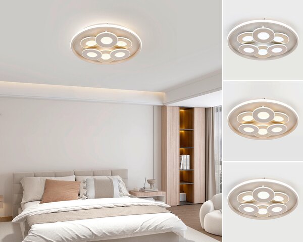 STROPNÉ LED SVIETIDLO, 50/5 cm Novel - Online Only bytové doplnky, Online Only
