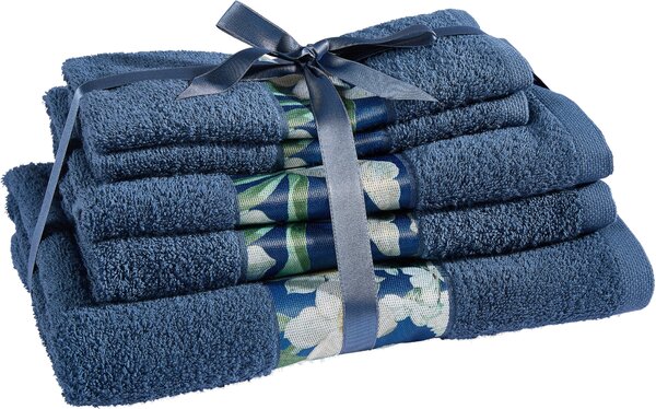 SADA FROTÉ UTERÁKOV, modrá Essenza - Kúpeľňový textil, Online Only
