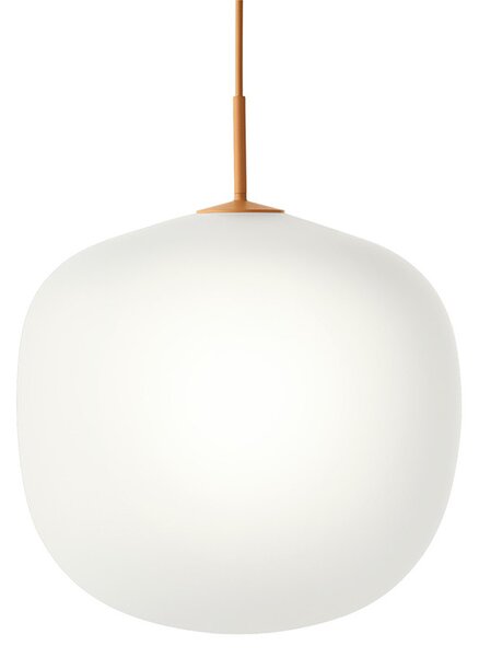 Muuto - Rime Závěsná Lampa Ø45 White/Orange - Lampemesteren