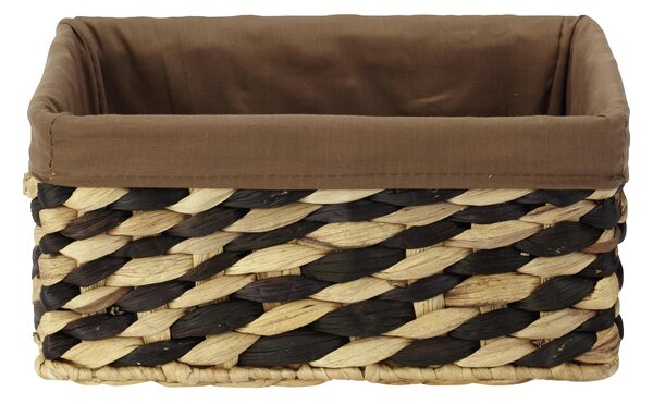 KOŠÍK DO REGÁLU, hnedá, prírodná farba Landscape - Košíky