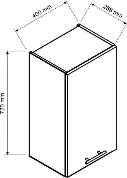 KUCHYNSKÁ LINKA ROSANA TMAVOMODRÁ 260 cm