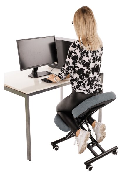 NovýNábytok.sk Ergonomické kancelárske kreslo Kilo (svetlosivá + čierna). Vlastná spoľahlivá doprava až k Vám domov. 1016262