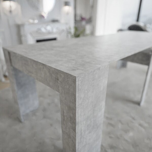 ROZKLADACÍ JEDÁLENSKÝ STÔL AZURO BETÓN 50 - 238 cm