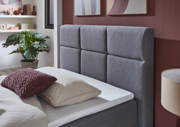 BOXSPRINGOVÁ POSTEĽ, 140/200 cm sivá home24 - Postele, Online Only