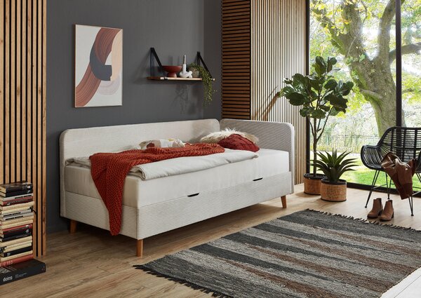 LEŽADLO, textil, béžová home24 - Online Only obývacie izby, Online Only