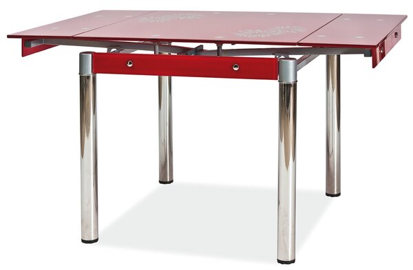 Jedálenský stôl Alnitak (červená) (pre 4 osoby). Vlastná spoľahlivá doprava až k Vám domov. 760179