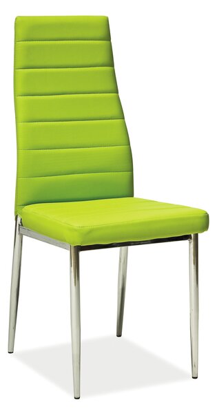 Jedálenská stolička Herbert (ekokoža zelená). Vlastná spoľahlivá doprava až k Vám domov. 761496