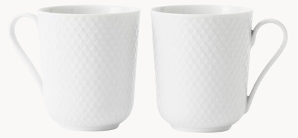 Porcelánové hrnčeky Rhombe, 2 ks