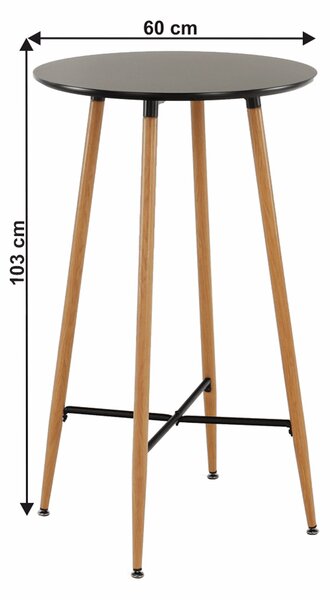 Barový stôl Imano (čierna). Vlastná spoľahlivá doprava až k Vám domov. 1016579