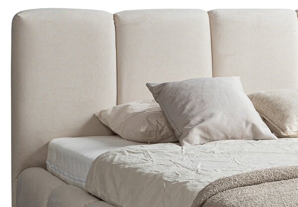 ČALÚNENÁ POSTEĽ, 180/200 cm, béžová MID.YOU - Online Only spálne, Online Only