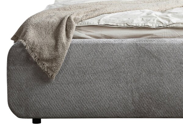ČALÚNENÁ POSTEĽ, 140/200 cm, sivá MID.YOU - Online Only spálne, Online Only