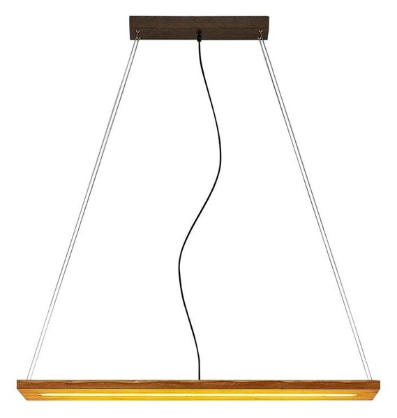 Lindby - Nesaja LED Závěsná Lampa Wood Lindby - Lampemesteren