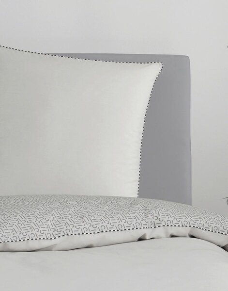 OBOJSTRANNÁ POSTEĽNÁ BIELIZEŇ, renforcé, sivá, svetlosivá, 135/200 cm Esprit - Online Only bytové doplnky, Online Only