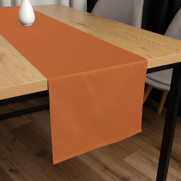 Biante Bavlnený saténový behúň na stôl ST-008 Škoricový 20x120 cm