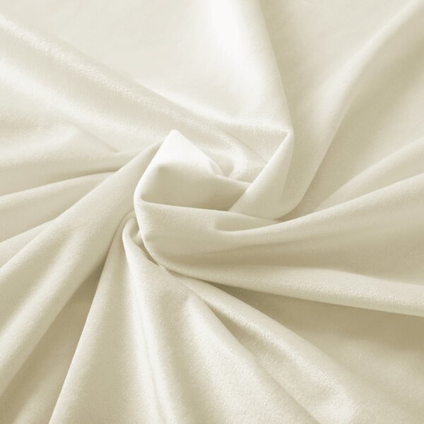 Biante Zamatový štvorcový obrus Velvet Prémium SVP-003 Smotanový 40x40 cm