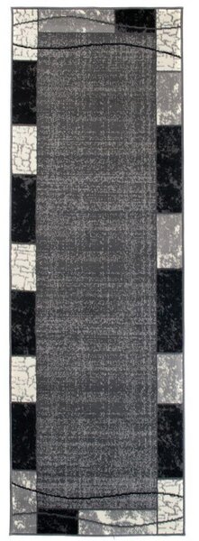 Kusový koberec PP Jimas šedý atyp 70x200cm