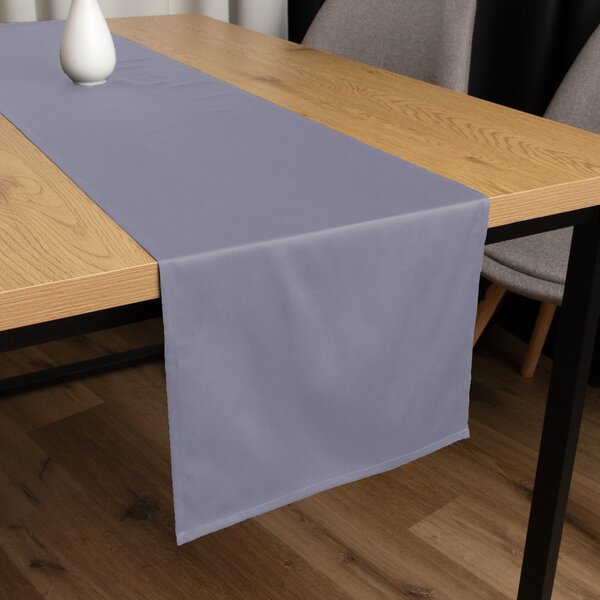Biante Bavlnený saténový behúň na stôl ST-016 Modrosivý 20x120 cm