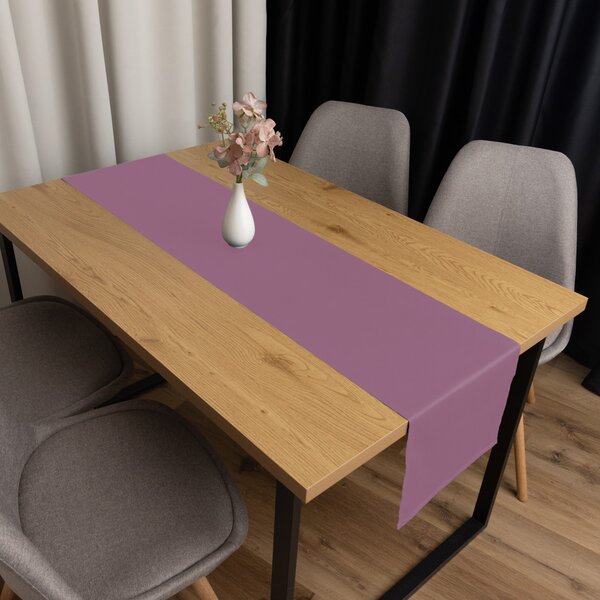 Biante Bavlnený saténový behúň na stôl ST-015 Fialová lila 20x120 cm
