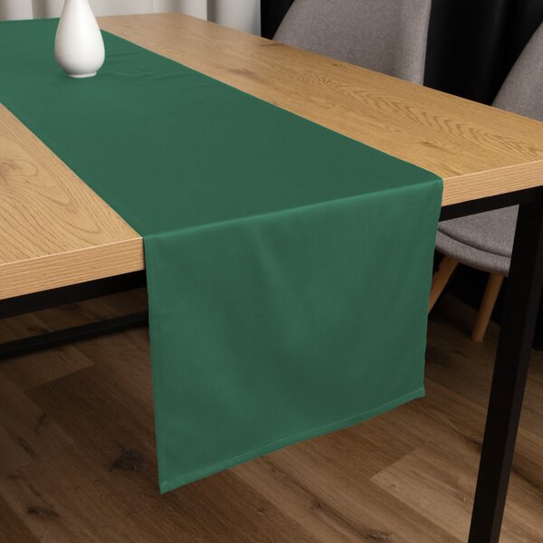 Biante Bavlnený saténový behúň na stôl ST-014 Zelený 20x120 cm