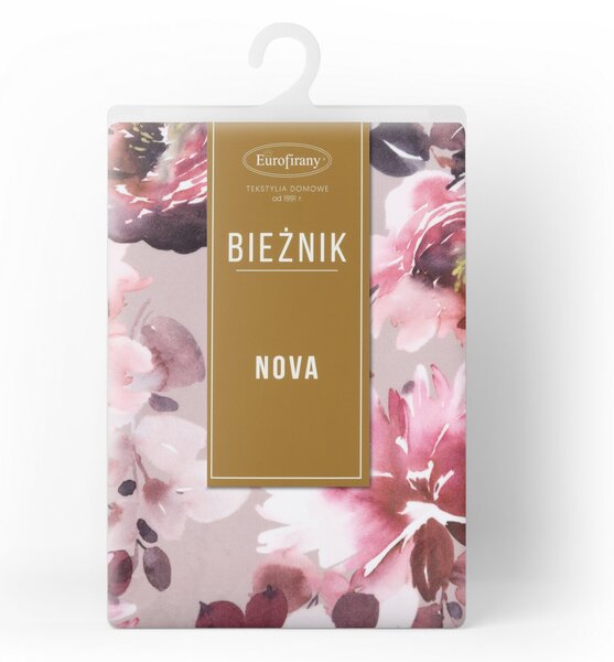 BEHÚŇ NA STÔL VELVET 1 35X180 CM VZOROVANÝ