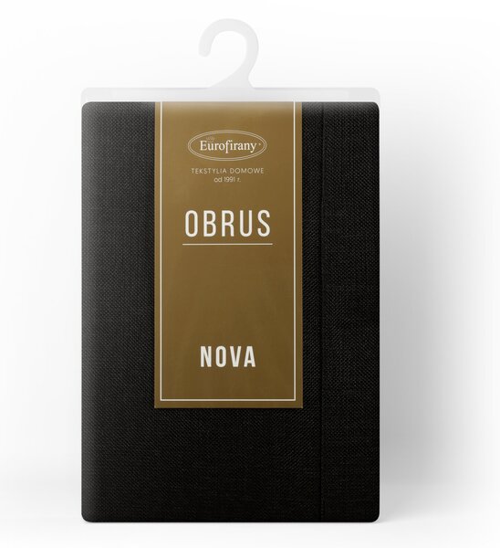 OBRUS STELLA 2 140X220 CM ČIERNY
