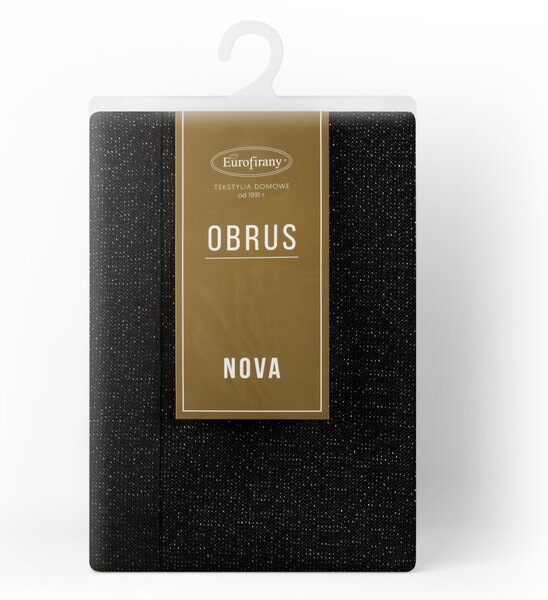 OBRUS STELLA 1 140X220 CM ČIERNY