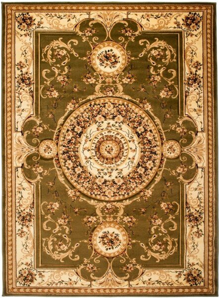 Kusový koberec klasický vzor 3 zelený 60x100cm