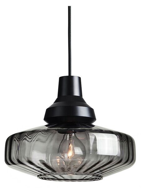 Design By Us - New Wave Optic Závěsná Lampa Smoke - Lampemesteren