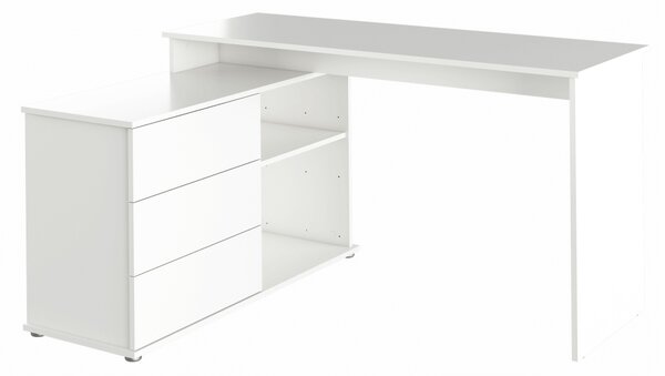 NovýNábytok.sk PC stolík Toredol (biela). Vlastná spoľahlivá doprava až k Vám domov. 1017149