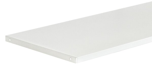 Kovová polica do spisovej skrine, 900 x 20 x 360 mm, biela