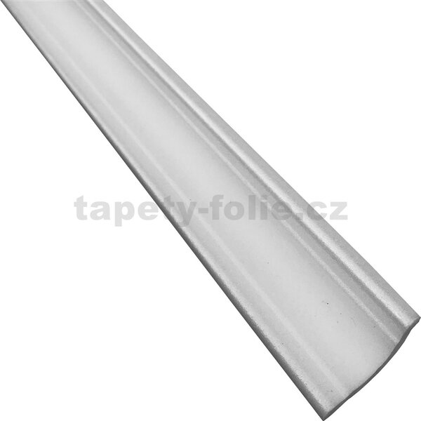 Polystyrénové dekoratívne lišty M03, rozmer 1000 x 35 x 35 mm, biela hladká, IMPOL TRADE