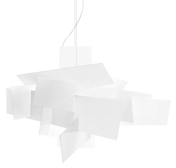Foscarini - Big Bang LED XL Závěsná Lampa White 10m - Lampemesteren