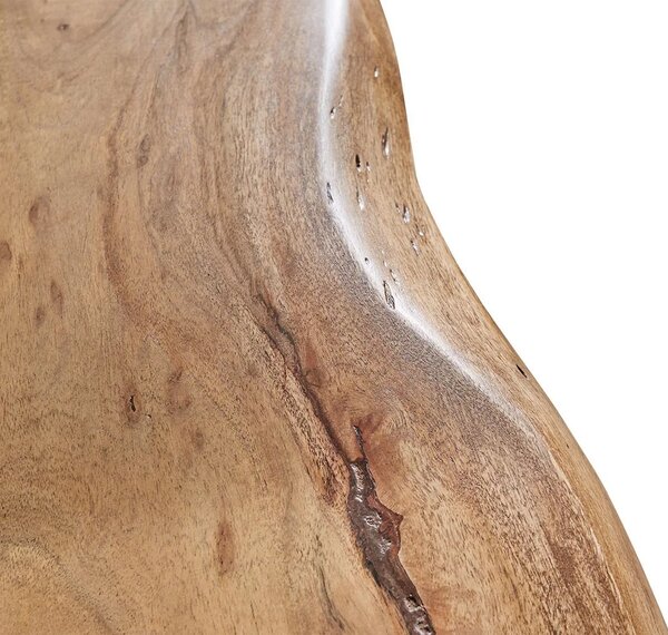 DELIFE Konferenčný stolík Live-Edge 130x60 cm akácia prírodná hrana